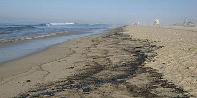 California kıyılarında petrol sızıntısı