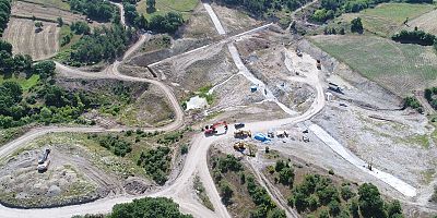 Yenice Kovancı Barajı'nda çalışma devam ediyor