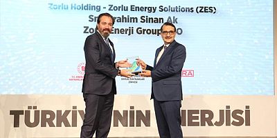 Zorlu Enerji'nin ZES markası 'Enerjimiz Geleceğimiz' ödülünü aldı
