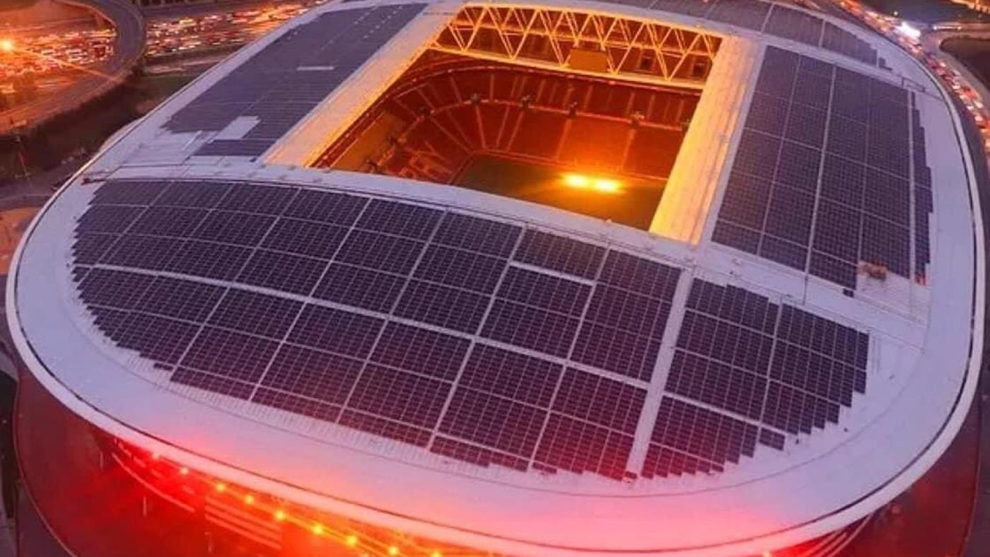 Sporun enerjisi artık güneşten geliyor