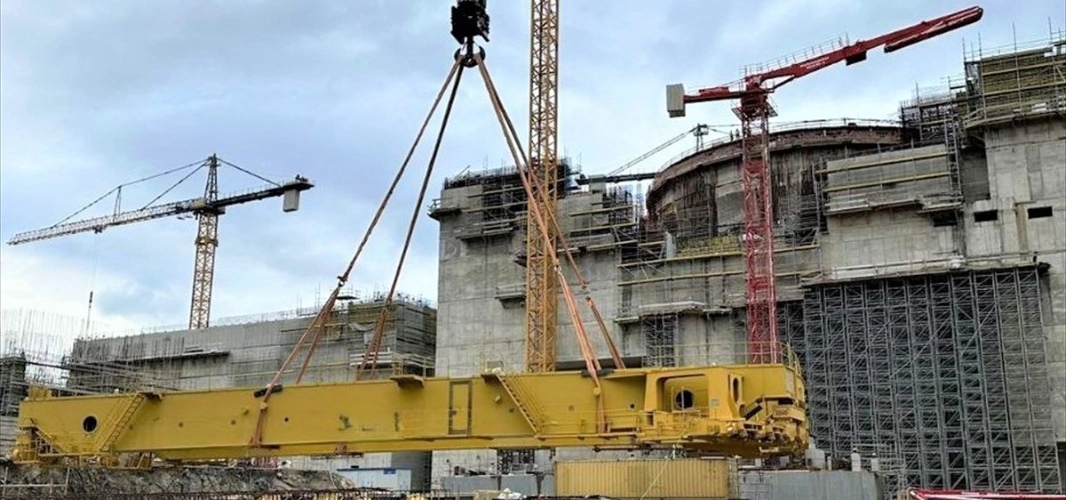 Akkuyu NGS’de reaktör vinç montajı tamamlandı
