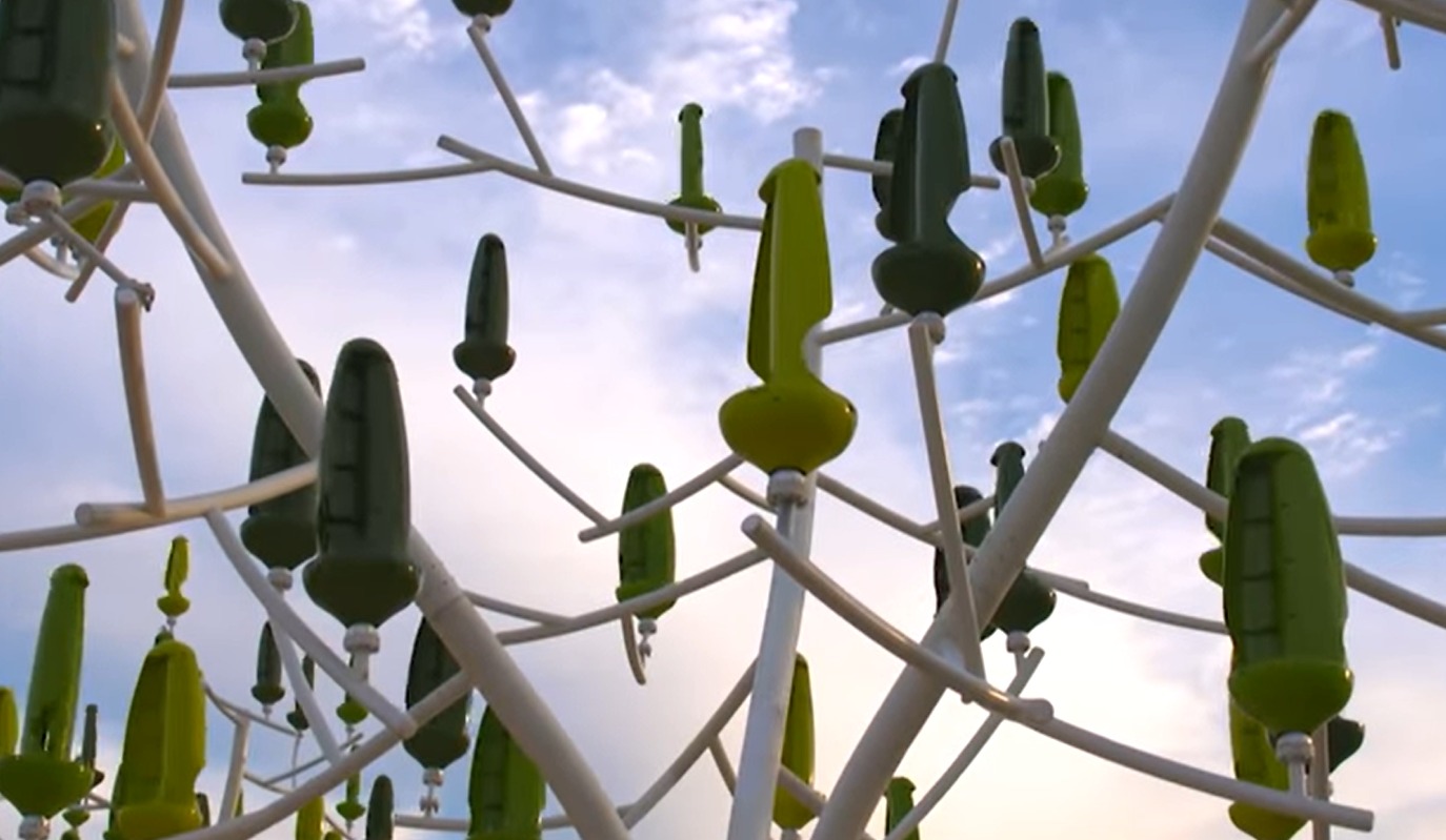 Klasik türbinlere alternatif, rüzgar ağaçları