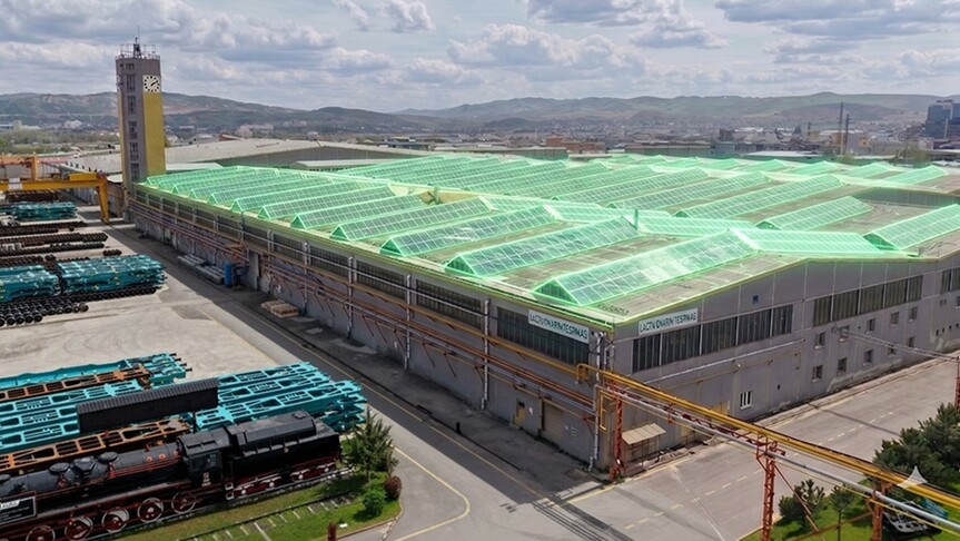 Yük vagonları güneşten gelen enerjiyle üretilecek