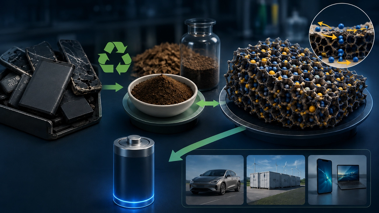 Eski telefon bataryaları enerji depolamaya döndü