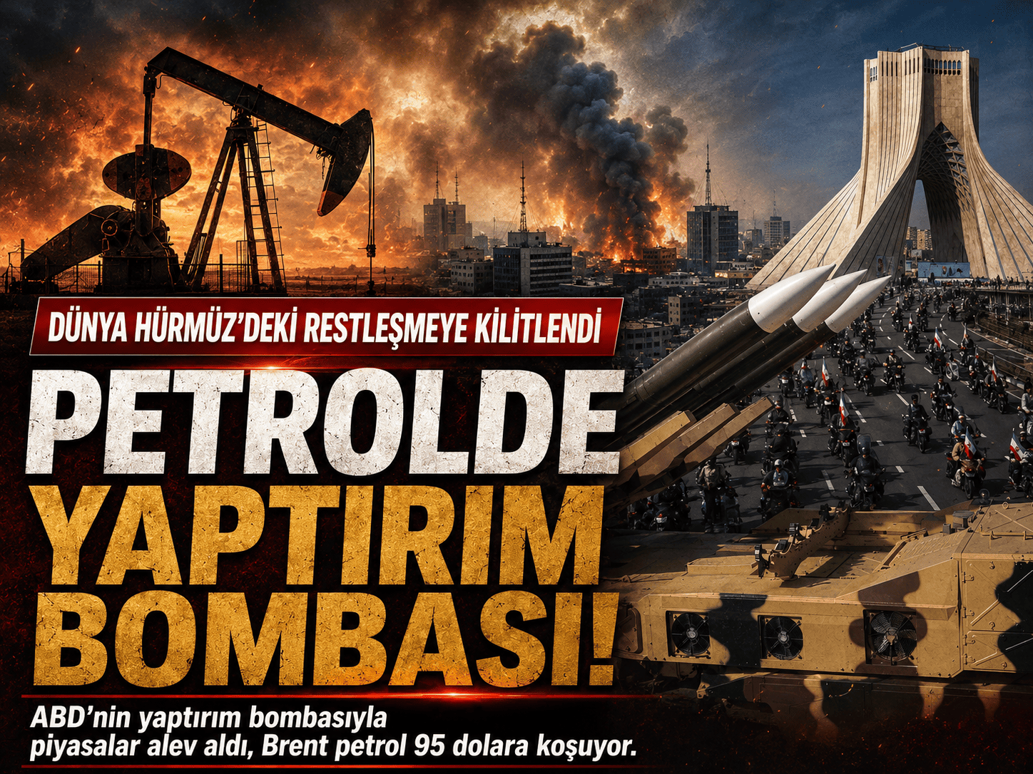 Hürmüz'e ambargo kilidi: Brent petrolde arz şoku!