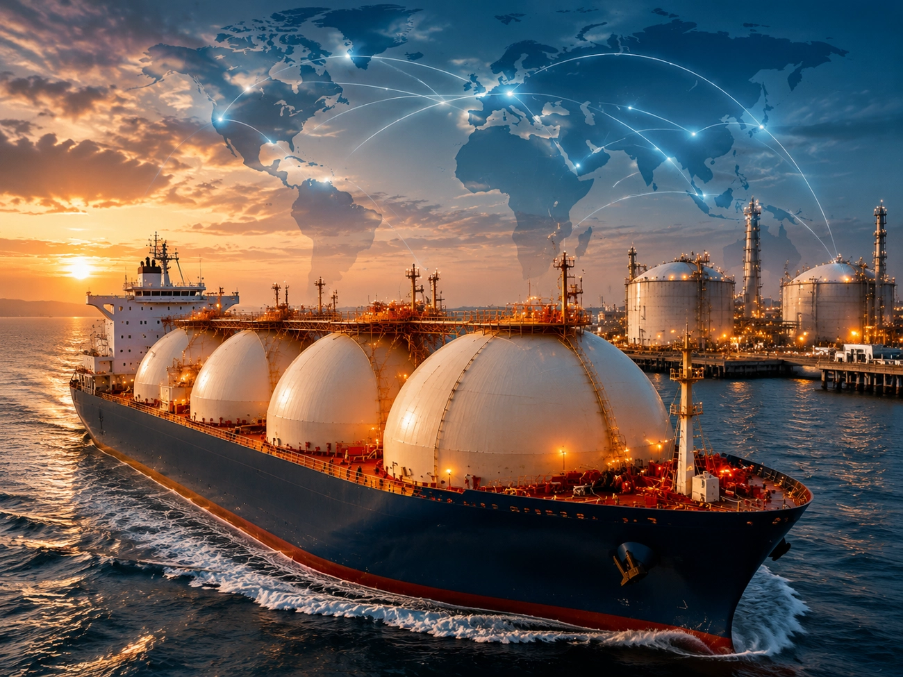 Avrupa talebiyle LNG ticareti rekor seviyeye ulaştı