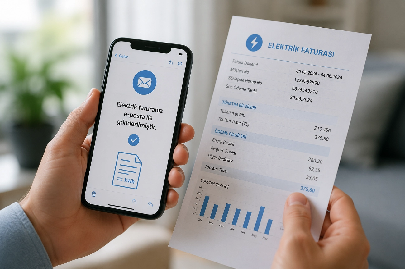 Elektrik faturalarında kağıt dönemi azalıyor