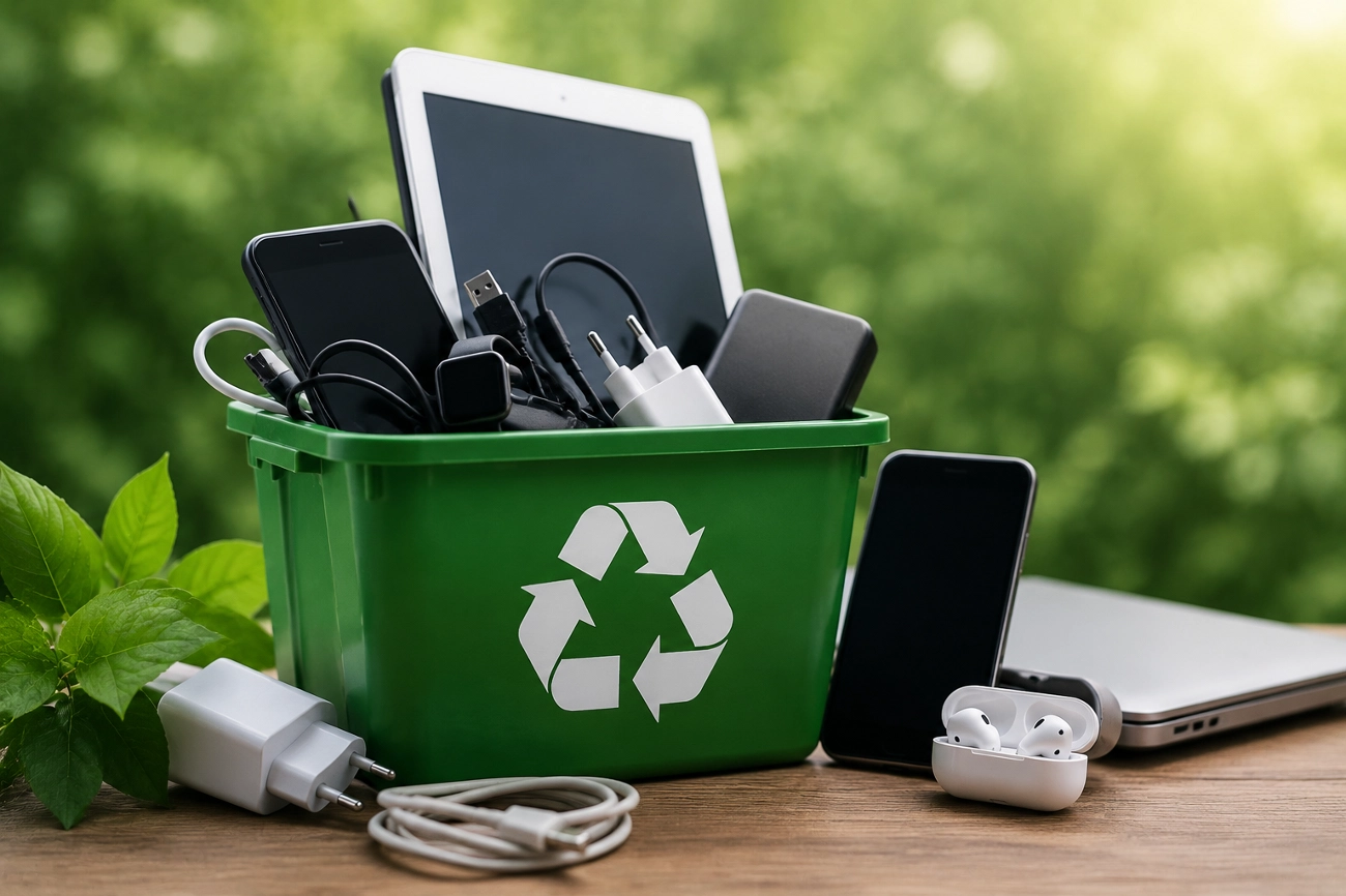 Eski elektronik cihazlara geri dönüşüm desteği
