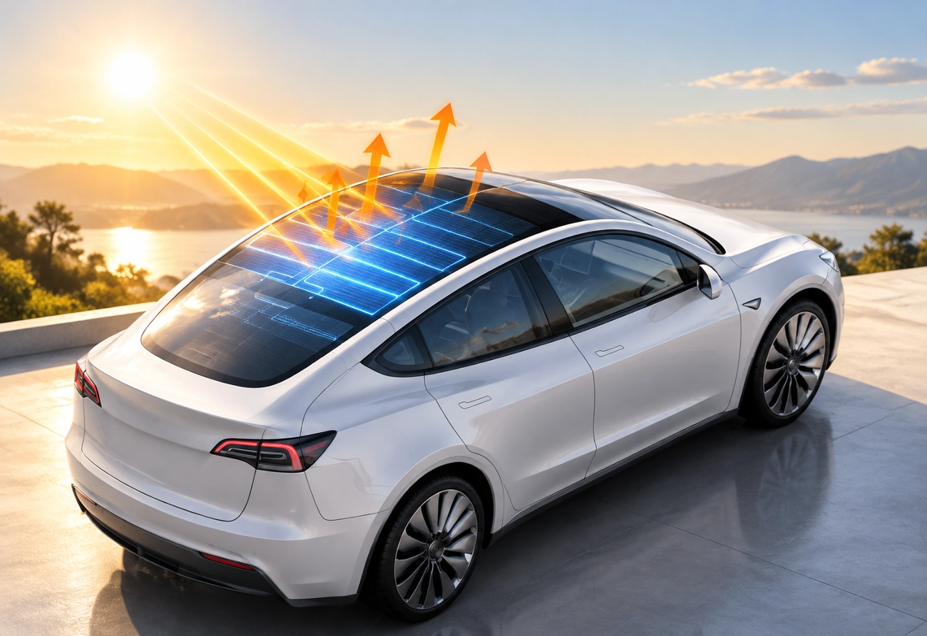Tesla’nın tavanı güneş enerjisi üretecek