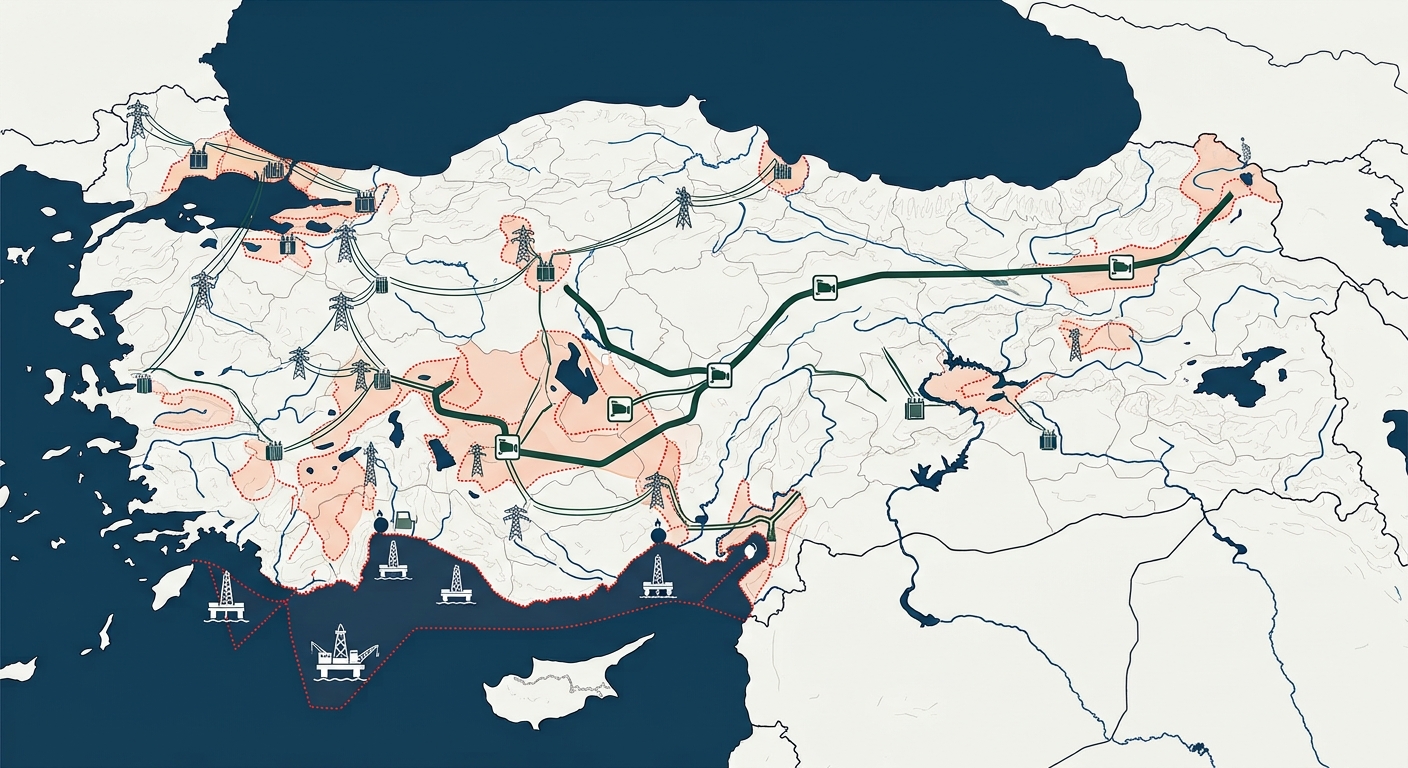 TEİAŞ, BOTAŞ, TPAO ve TEDAŞ için kamulaştırma kararları