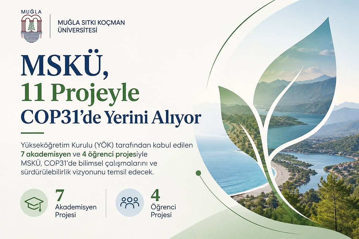 Muğla’dan COP31’e iklim ve sürdürülebilirlik projeleri