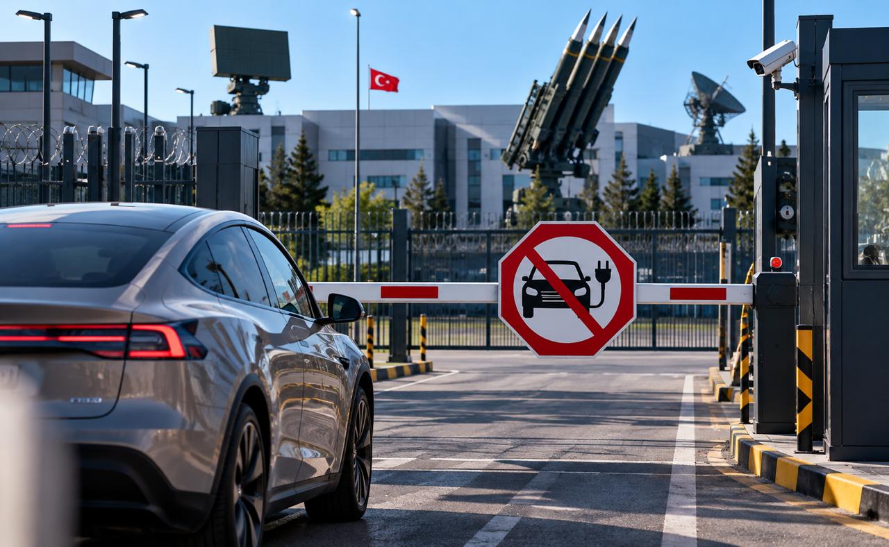 Savunma tesislerine elektrikli araç yasağı