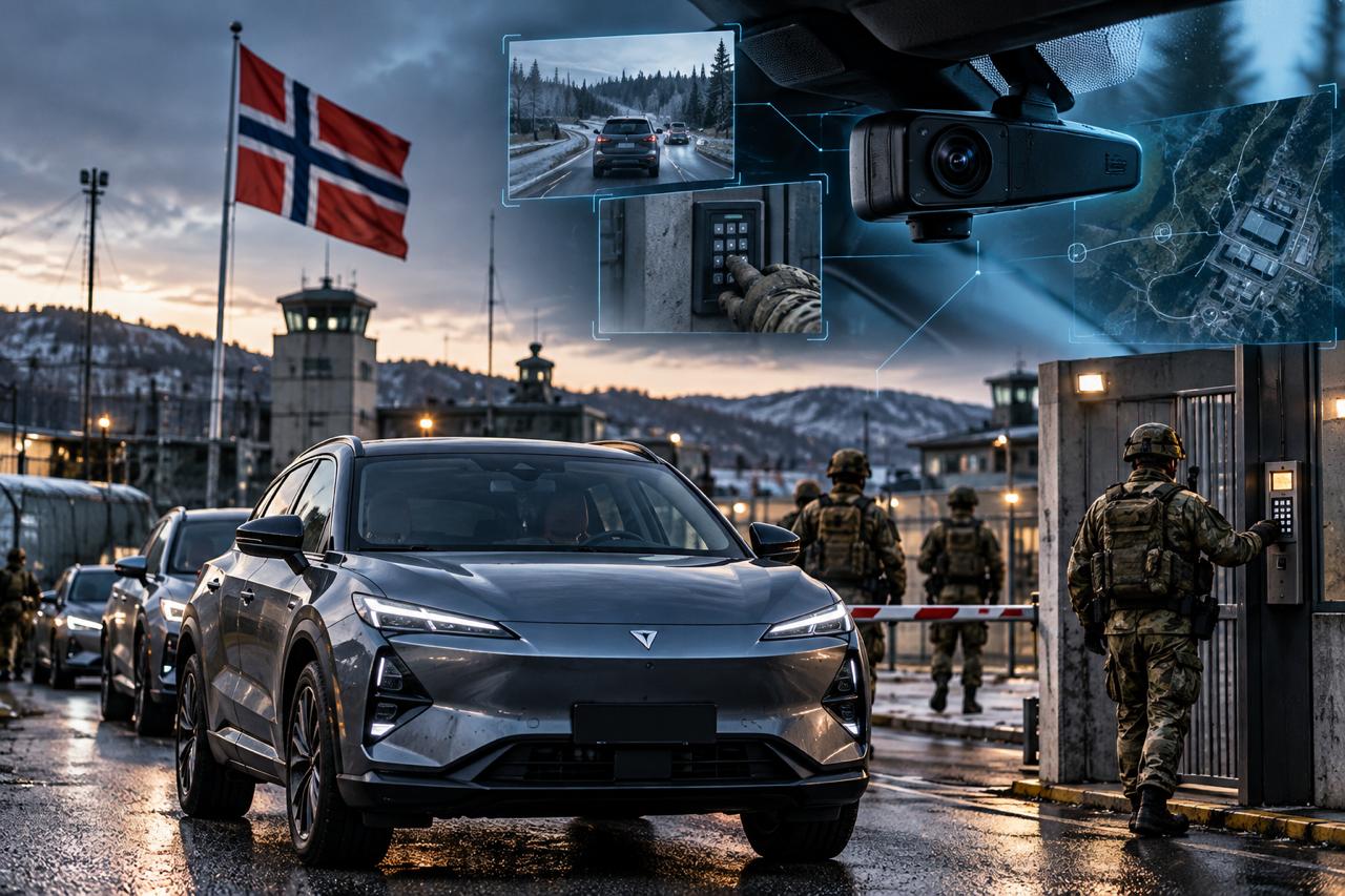Norveç'te kiralık araçlar askeri kodları kaydetti