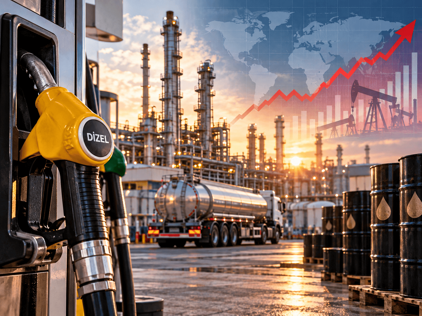Petrol talebi düşüyor, motorin fiyatlarında risk sürüyor