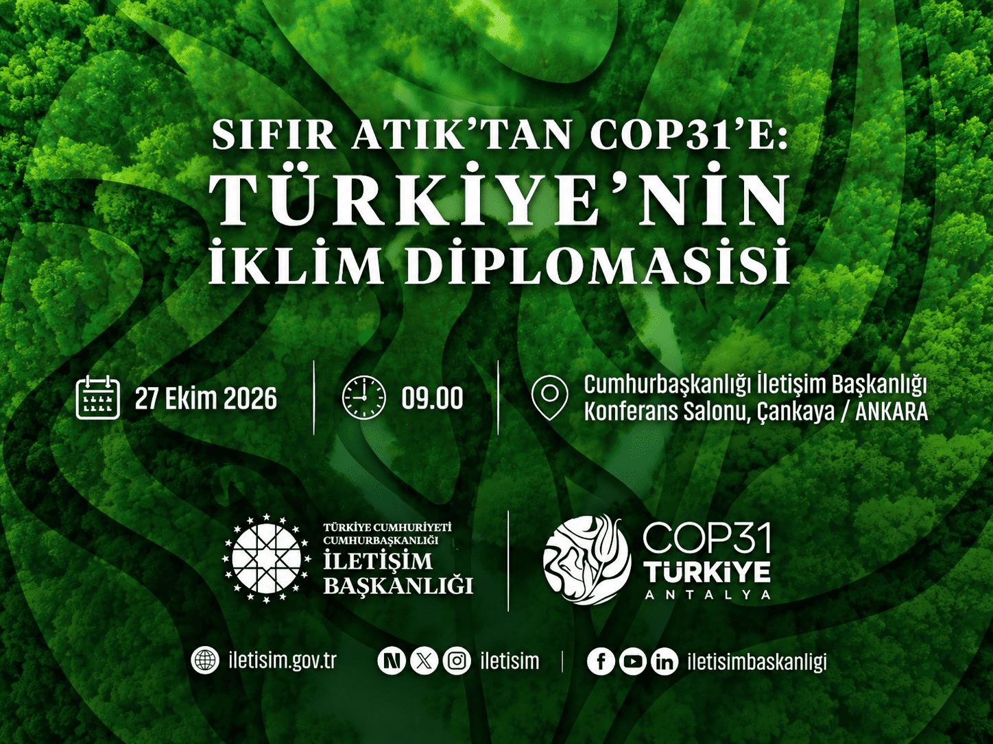 Sıfır Atıktan COP31’e: Türkiye’nin İklim Diplomasisi