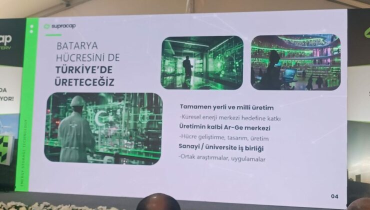 Supracap Türkiye’de Batarya Hücresi Üreteceğini Duyurdu