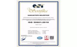 İstanbul Sancaktepe’ye Enerji 50001 Sertifikası Verildi