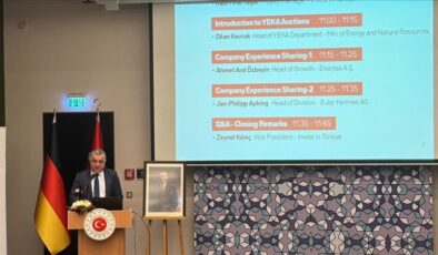 Büyükelçi Şen: Türkiye, Alman Şirketlere Enerjide Ortaklık Sunuyor