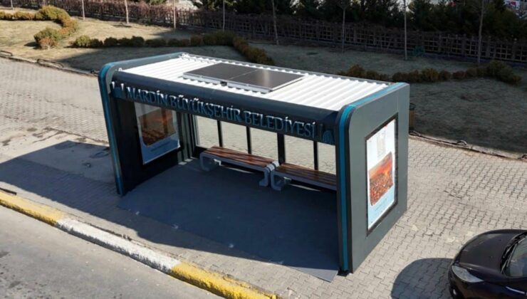 Güneş enerjili otobüs durakları başlıyor