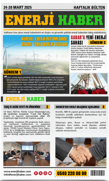 24-28 Mart Bülten