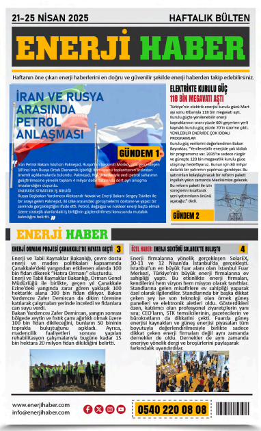 21-26 Nisan Bülten