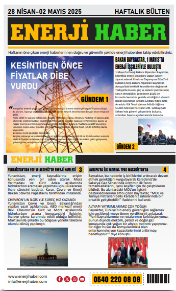 28 Nisan- 02 Mayıs Bülten