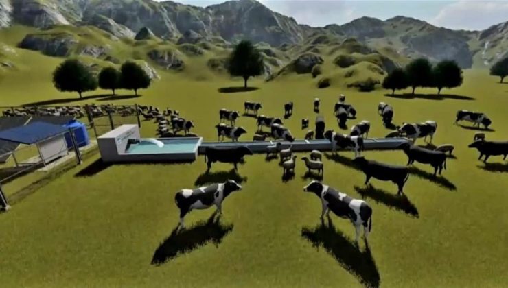 Kayseri kırsalına güneş enerjili su sistemi