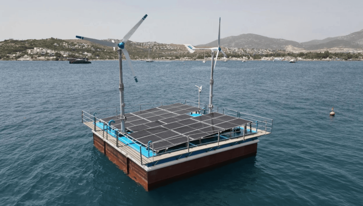 Türkiye’de bir ilk! Yüzer arıtma platformu Bodrum’da